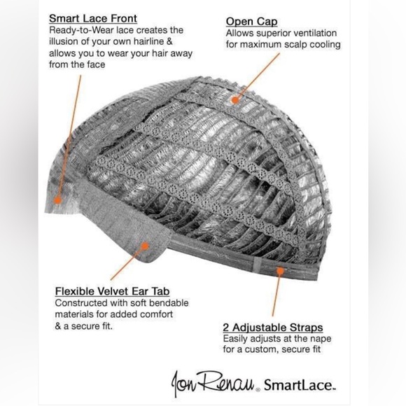 JON RENAU, IGNITE~Petite HD,Synthetic Lace Front, GORGEOUS Color:Toffee Truffle - Picture 5 of 11